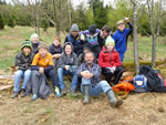 Baumpflanzaktion der E-Jugend